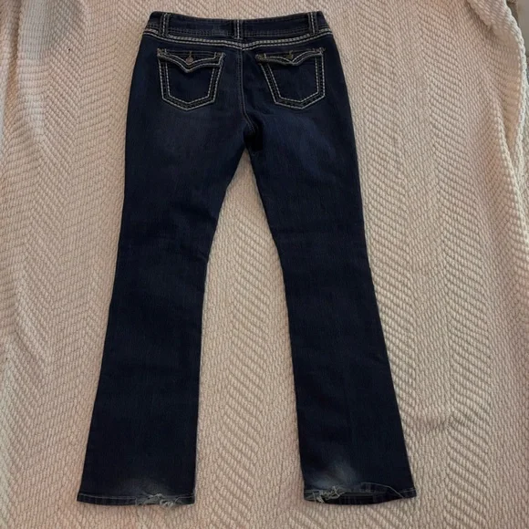 Vanilla Star Jeans Dark Blue Bootcut Jeans - Picture 3 of 5